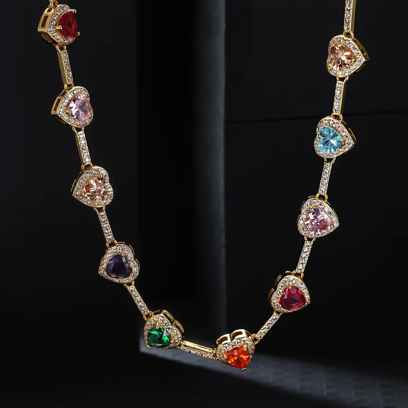 Shaped Hearts Necklace