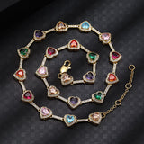 Shaped Hearts Necklace