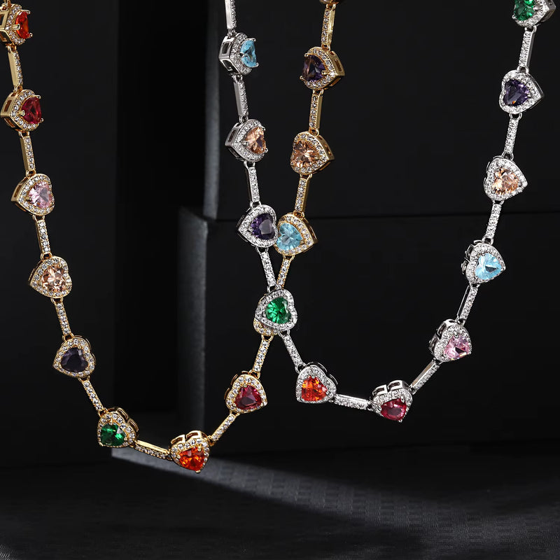Shaped Hearts Necklace