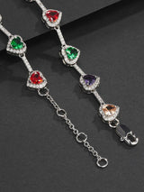 Shaped Hearts Anklet