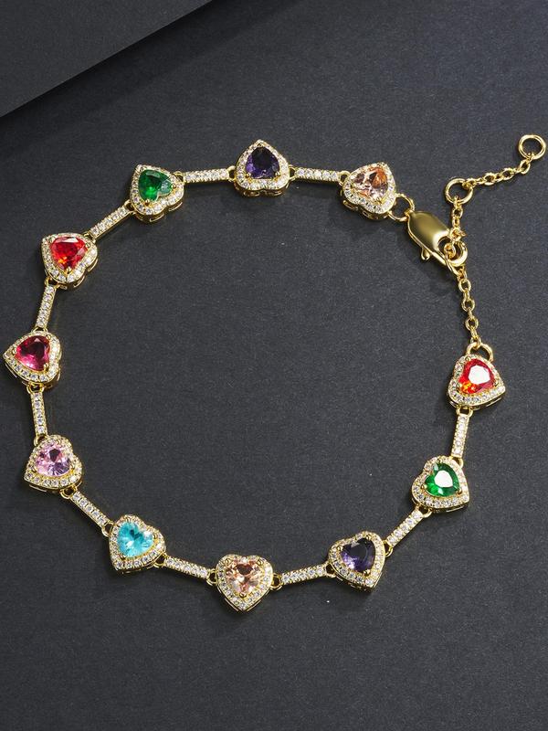 Shaped Hearts Anklet