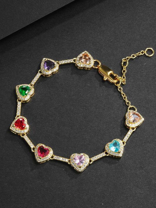 Shaped Hearts Bracelet