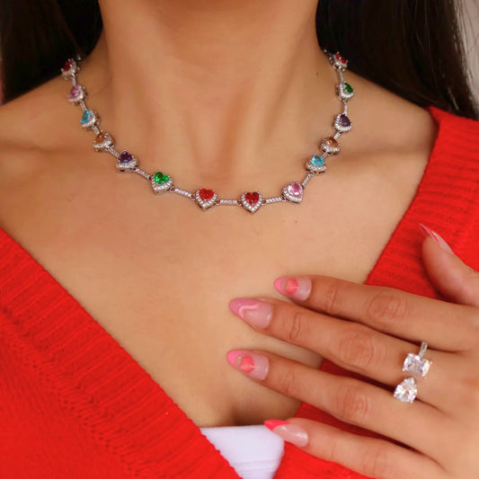 Shaped Hearts Necklace
